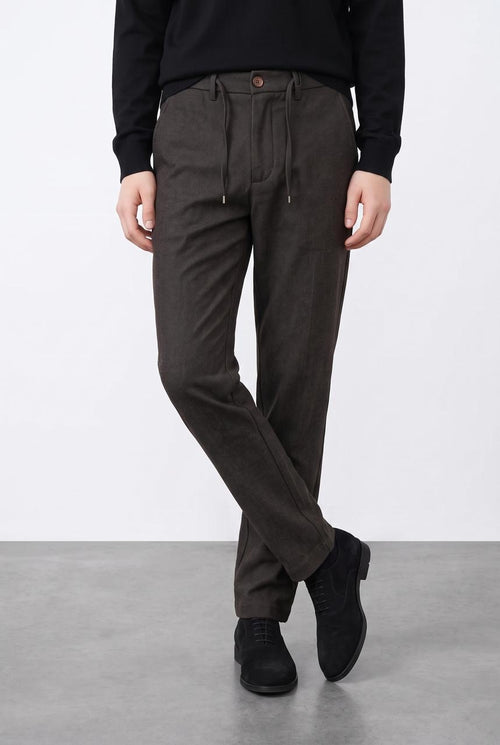 Chino slim pantalone s pertlom